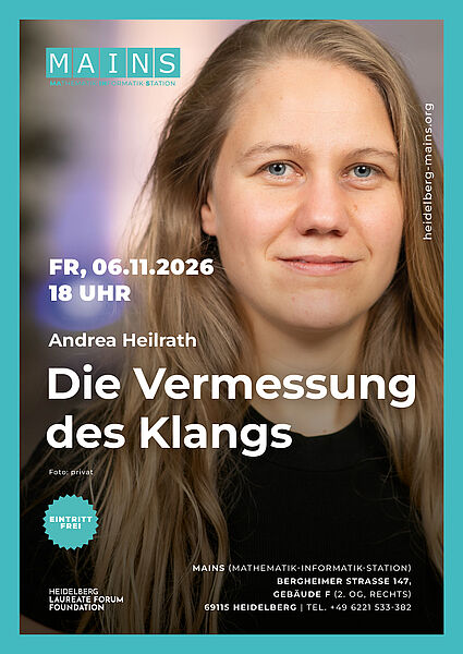 Plakat Veranstaltung Die Vermessung des Klangs