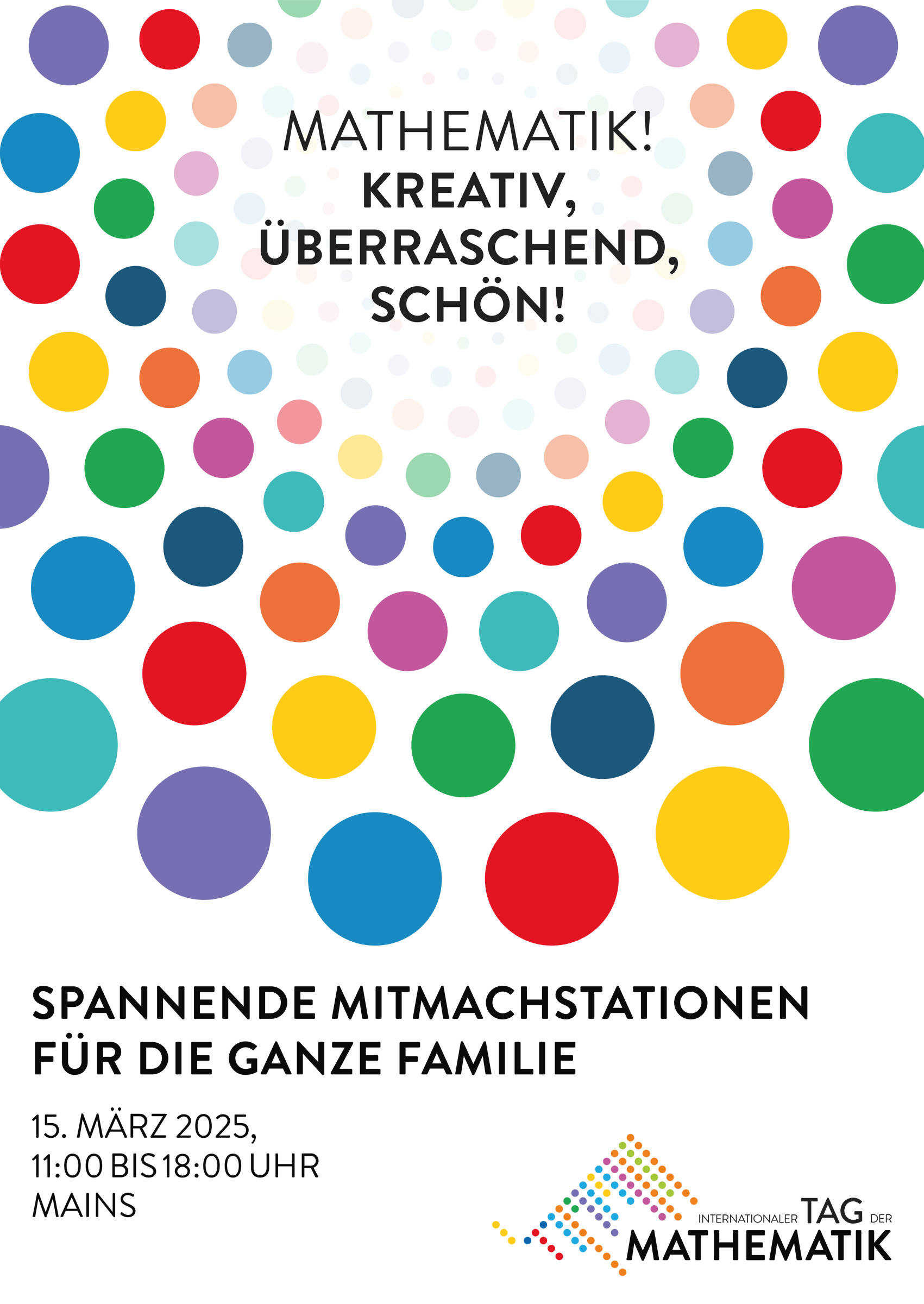 Plakat des Tages der Mathematik 2025.